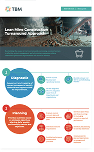 5 steps to turnaround or avoid delays and cost overruns in new mine construction.